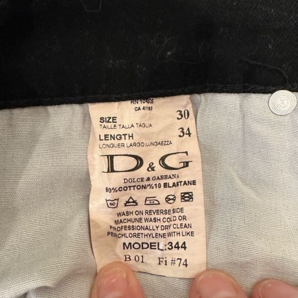 Dolce & Gabbana Crop Jeans -Black - Picture 6 of 8